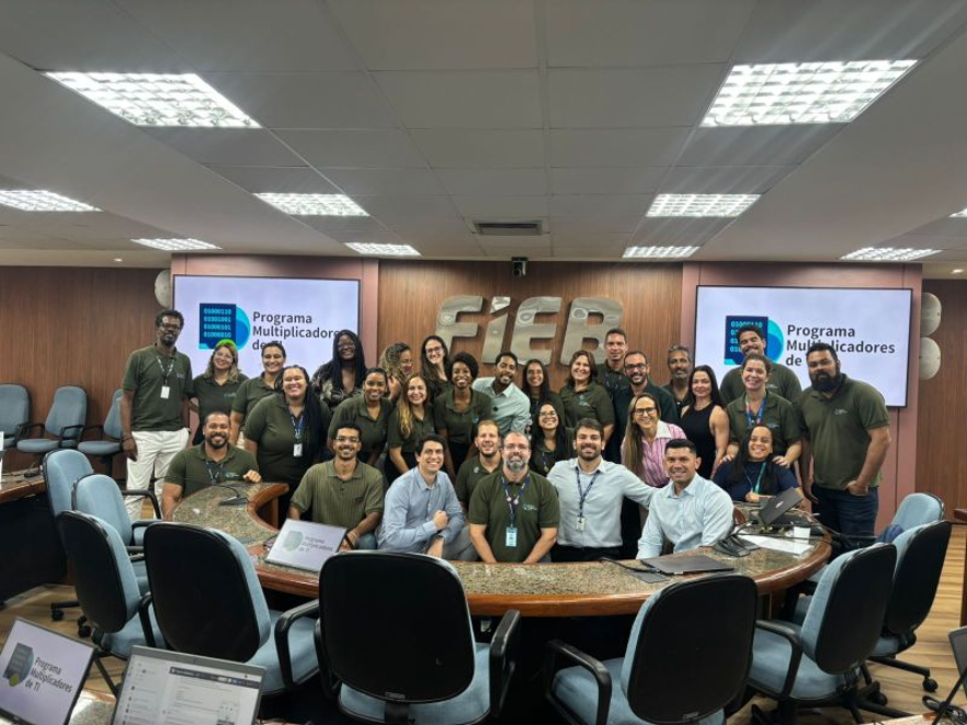 Sistema FIEB e a turma de Multiplicadores de TI